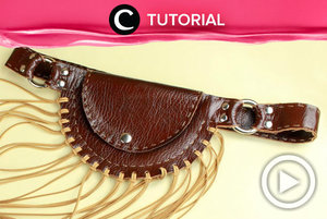 5 leather accessories ini bisa kamu buat sendiri, lho. Yuk, lihat caranya di: http://bit.ly/2UDDyhr . Video ini di-share kembali oleh Clozetter @ranialda. Intip juga tutorial lainnya di Tutorial Section. 