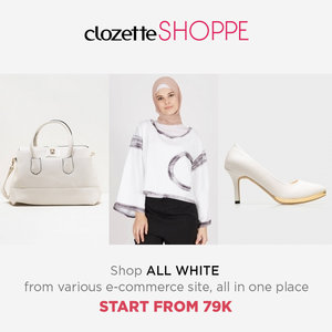 Memiliki outfit berwarna putih saat ini merupakan sebuah keharusan karena sering digunakan sebagai dresscode. Belanja outfit putih MULAI 79K dari berbagai ecommerce site via #ClozetteSHOPPE!  http://bit.ly/whitefashion