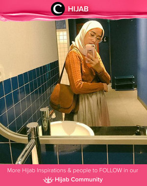 Clozetter @cafune93 in shades of chocolate. Simak inspirasi gaya Hijab dari para Clozetters hari ini di Hijab Community. Yuk, share juga gaya hijab andalan kamu. 