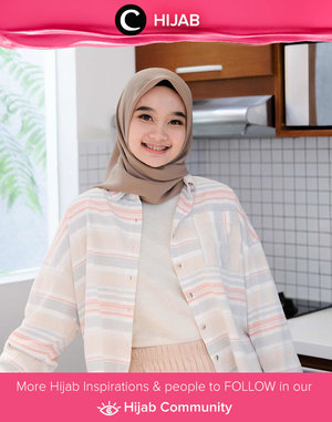 Cutest color combo for your Tuesday outfit, shared by Clozetter @kireymustakilla. Simak inspirasi gaya Hijab dari para Clozetters hari ini di Hijab Community. Yuk, share juga gaya hijab andalan kamu.