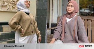 10 Outfit Hijab Kasual ala Selebgram Alifhia Fitri