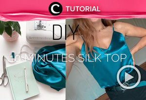 Another Silk Top to make this weekend: https://bit.ly/39YQmrb. Video ini di-share kembali oleh Clozetter @zahirazahra. Lihat juga tutorial lainnya yang ada di Tutorial Section.