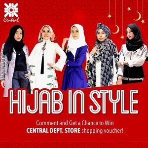 Definisikan gaya hijabmu dengan memilih 1 dari 5 #ClozetteAmbassador ini di -> http://bit.ly/hijabinstyle! Dan kamu pun berkesempatan memenangkan voucher dari @CentralStoreID total senilai Rp 2 juta! 
#ClozetteID #CentralDeptStore #HijabinStyle #HijabFashion #Hijaboftheday #Hijaboftheworld #HijabStyle #Hijaber #Hijabi #Hijabers #Hijab #Instafashion #Instadaily #FashionDaily #Fashioninspiration