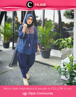 Atasan beraksen boho dan pleated pants membuat gaya kasualmu bisa terlihat lebih chic seperti Clozetter Andiyani. Simak inspirasi gaya Hijab dari para Clozetters hari ini di Hijab Community. Image shared by Clozetter: @andiyaniachmad. Yuk, share juga gaya hijab andalan kamu 
