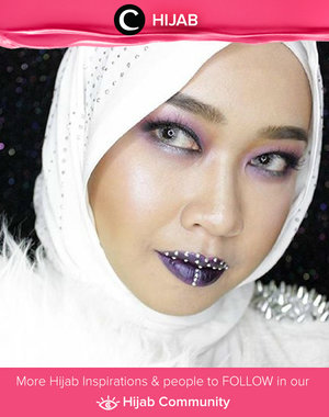  Royal Studded Makeup inspired by Clozette Ambassador Aldila. Simak inspirasi gaya Hijab dari para Clozetters hari ini di Hijab Community. Image shared by Clozette Ambassador: @allseebee. Yuk, share juga gaya hijab andalan kamu 