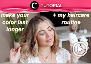 How to maintain your color-treated hair: https://bit.ly/3jjyCx.  Video ini di-share kembali oleh Clozetter @dintjess. Lihat juga tutorial lainnya di Tutorial Section.