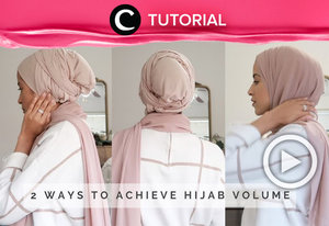 Mau tahu cara untuk membuat tampilan hijab-mu lebih bervolume seperti ini? Yuk simak tutorial berikut ini : https://bit.ly/2N3Wd3R. Video ini di-share kembali oleh Clozetter @saniaalatas. Lihat juga tutorial lainnya yang ada di Tutorial Section.
