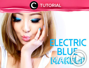 Bosan dengan makeup natural. Yuk, coba bermain dengan warna elektrik blue. Simak tutorialnya di sini http://bit.ly/2sN4Cjm. Video ini di-share kembali oleh Clozetter: @kyriaa. Cek Tutorial Updates lainnya pada Tutorial Section.