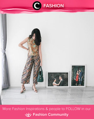 One fine Batik on Batik day. Simak Fashion Update ala clozetters lainnya hari ini di Fashion Community. Image shared by Clozette Ambassador @wynneprasetyo. Yuk, share outfit favorit kamu bersama Clozette.