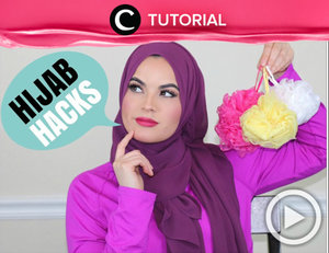 Bukan hanya makeup, hijab juga ada hacks seru yang bisa kamu tiru, lho. Yuk, simak selengkapnya dalam video berikut http://bit.ly/2nbZFOq. Video ini di-share kembali oleh Clozetter: @shafirasyahnaz. Cek Tutorial Updates lainnya pada Tutorial Section.