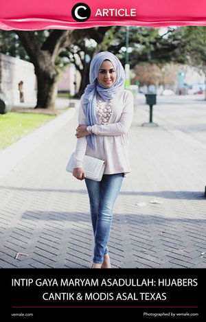 Butuh influencer hijaber untuk inspirasimu bergaya? Kalau begitu apakah kamu sudah pernah mendengar wanita cantik asal texas di artikel ini? http://bit.ly/29UyT5r. Simak juga artikel menarik lainnya di Article Section pada Clozette App. 