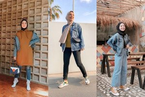7 Tips Padu Padan Style Jaket Jeans dan Hijab Kekinian yang Sopan