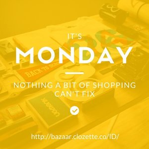 Biar hari Seninmu lebih bersemangat, yuk manjakan matamu dengan serangkaian koleksi dari http://bazaar.clozette.co/ID/
