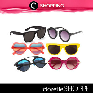 Selain mencegah kerusakan pada mata dan paparan sinar ultraviolet, sunglasses bisa kamu gunakan sebagai fashion statement yang unik. Shop your favorite sunglasses at #ClozetteSHOPPE!  http://bit.ly/1RoPxKl