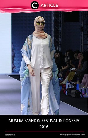 Sebuah pagelaran fashion yang mendukung desainer baju muslim di tanah air dan diberi nama Muslim Fashion Festival baru saja digelar. Seperti apa yah keseruan pagelaran itu? Selengkapnya di http://bit.ly/1VNOXIo. Simak juga artikel menarik lainnya di http://bit.ly/ClozetteInsider