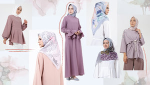 Jilbab yang Cocok untuk Baju Warna Ungu Lavender