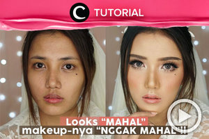 Nggak hanya kosmetik high end lho, yang bisa dipakai untuk bridal makeup. Lihat saja video yang di-share ulang oleh Clozetter @ranialda ini: http://bit.ly/2VfGmkB . Yuk, cek juga tutorial lainnya di Tutorial Section.