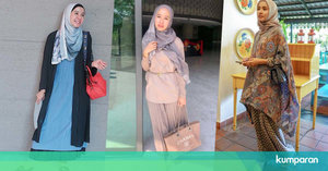 7 Inspirasi OOTD Stylish dengan Hijab Ala Laudya Cynthia Bella