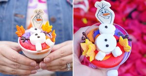 Disney World Has Frozen-Themed Hot Chocolate Cake Topped With a Marshmallowy Olaf