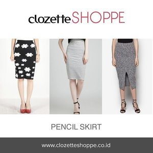 Bentuk pencil skirt yang ramping akan membuat kamu terlihat klasik sekaligus elegan. Untuk memperoleh tampilan maksimal, masukkan baju atau atasanmu ke dalam pencil skirtmu. Di #ClozetteSHOPPE kamu bisa belanja banyak model pencil skirt yang sesuai dengen seleramu.  http://bit.ly/1SRDFSZ
.
.
.
#pencilskirt #rokpensil #skirt #pencilskirts #ClozetteID #onlinestore