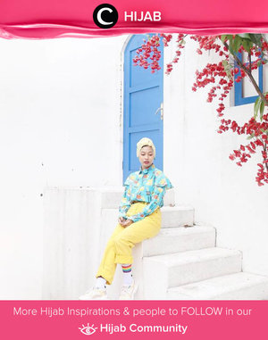 Double up your summer mood with colorful outfit like Clozette Ambassador @rimasuwarjono. Simak inspirasi gaya Hijab dari para Clozetters hari ini di Hijab Community. Yuk, share juga gaya hijab andalan kamu.