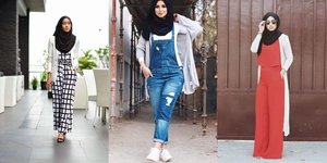 Ragam Ide Outfit Jumpsuit dan Hijab yang Cantik