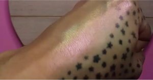 Watch This Rainbow Highlighter Perform a Disappearing Act Before Your Very Eyes