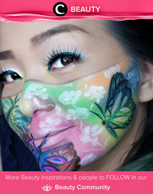 Clozette Ambassador @fanny_blackrose made makeup looks inspired by fabric face mask! So creative, we love it! Simak Beauty Update ala clozetters lainnya hari ini di Beauty Community. Yuk, share produk favorit dan makeup look kamu bersama Clozette.