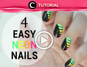 Color has exploded on the catwalk this season, so the extreme is neon. Would you have neon nails? See the tutorial, here http://bit.ly/1pwLDne  Video shared by Clozetter: kyriaa. Simak Tutorial Nails Update lainnya hari ini, di sini http://bit.ly/tutorialnails. See All Tutorials: http://bit.ly/alltutorials