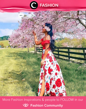 We love how Clozetter @elnienesia nailed her bold bohemian aesthetic with her red sabrina top and floral slit skirt! Simak Fashion Update ala clozetters lainnya hari ini di Fashion Community. Yuk, share outfit favorit kamu bersama Clozette.
