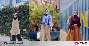 10 Ide Style Hijab ala Anisa Rahman, Kekinian dan Gampang Disontek
