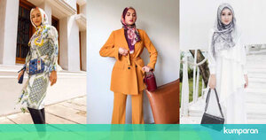 4 Tips Padu Padan Hijab Motif untuk Tampil Lebih Stylish