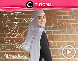 Yuk, intip 3 cara mendapatkan gaya hijab yang stylish dengan mudah pada video berikut http://bit.ly/2edTje1. Video ini di-share kembali oleh Clozetter: zahirazahra. Cek Tutorial Updates lainnya pada Tutorial Section.