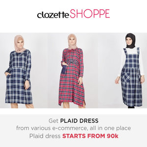 Plaid dress never go-out-of-style! Belanja plaid dress favorit MULAI 90 ribu dari berbagai ecommerce site Indonesia via #ClozetteSHOPPE!http://bit.ly/28XqewS