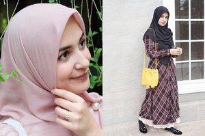 Inspirasi Tampil Feminin Tanpa Dress Hijab Syar
