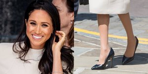 Here's Why Meghan Markle Always Wears Shoes That Are Too Big for Her