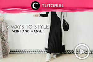Style your skirt and manset like a pro! Check the tutorial here: https://bit.ly/391Lbbj. Video ini di-share kembali oleh Clozetter @shafirasyahnaz. Lihat juga tutorial lainnya di Tutorial Section.