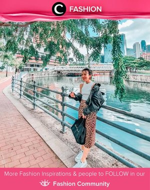 Need some outfit inspirations for an edgy look today? Steal Clozette Ambassador @bebelicious' with leopard pencil skirt and oversized jacket! Simak Fashion Update ala clozetters lainnya hari ini di Fashion Community. Yuk, share outfit favorit kamu bersama Clozette.
