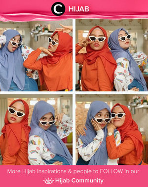 Hayo, yang biasa memakai hijab berwarma netral, berani bergaya seperti Clozette Ambassador @mellarisya dan temannya gak dengan warna-warna cerah?  Simak inspirasi gaya Hijab dari para Clozetters hari ini di Hijab Community. Yuk, share juga gaya hijab andalan kamu. 