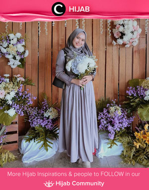Butuh inspirasi bridesmaid dress untuk outfit hijabmu? Tiru saja dress Clozetter @Ismahanchrnns ini! Simak inspirasi gaya Hijab dari para Clozetters hari ini di Hijab Community. Yuk, share juga gaya hijab andalan kamu.  
