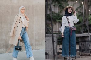 7 Padu Padan Celana Jeans dan Hijab yang Sopan dan Terlihat Kekinian
