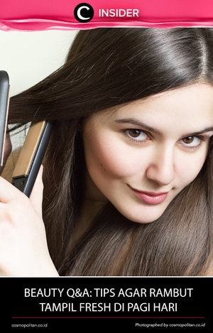 Sebagai wanita aktif yang sering diburu waktu, menata rambut di pagi hari bisa sangat challenging. Mengerti akan hal itu, Cosmopolitan menawarkan tips berguna untuk menata rambut dalam waktu singkat http://bit.ly/1TGF10G. Simak juga artikel menarik lainnya di http://bit.ly/ClozetteInsider