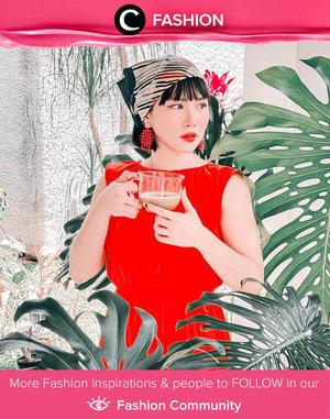 In the mood for some eye-catching outfit? Steal Clozette Ambassador @bebelicious style with bright red dress, matching earrings, and a lovely bandana. We love powerful outift pairing! Simak Fashion Update ala clozetters lainnya hari ini di Fashion Community. Yuk, share outfit favorit kamu bersama Clozette.