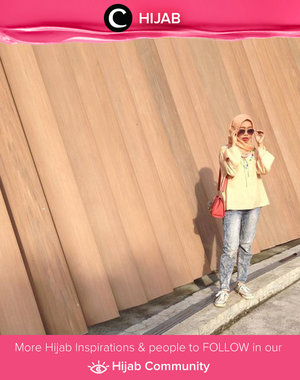 Clozetter Arha's go-to-campus style. Her outfit looks so match with the background. Simak inspirasi gaya Hijab dari para Clozetters hari ini di Hijab Community. Image shared by Clozetter: @arhazahra. Yuk, share juga gaya hijab andalan kamu