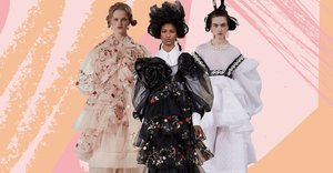 Simone Rocha gives heavy stomper boots an elegant twist as she proves that digital runways can be utterly magical