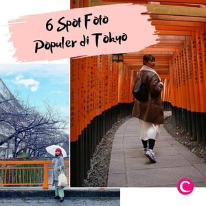 Liburan ke Tokyo belum lengkap jika belum berfoto di 6 spot populer berikut ini. Swipe swipe >>.#ClozetteID #ClozetteIDCoolJapan