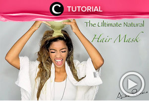 The Ultimate Natural Hair Mask. See the tutorial, here http://bit.ly/2GKMgrd. Video shared by Clozetter: @salsawibowo. Cek Tutorial Updates lainnya pada Tutorial Section.