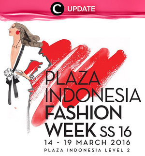 Calling all fashionista! Plaza Indonesia Fashion Week kembali hadir tanggal 14-19 Maret 2016 di Plaza Indonesia level 2.