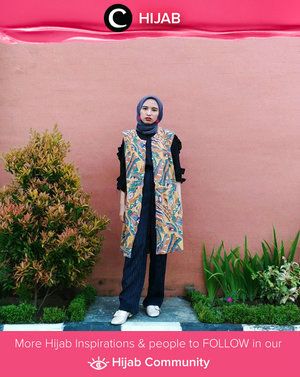 This clashing pattern featuring her color, yellow mustard and fuchsia. Simak inspirasi gaya Hijab dari para Clozetters hari ini di Hijab Community. Image shared by Star Clozetter @putmaharani. Yuk, share juga gaya hijab andalan kamu
