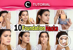 10 foundation hacks you should know: https://bit.ly/2ZK2TL4. Video ini di-share kembali oleh Clozetter @ranialda. Simak juga tutorial lainnya di Tutorial Section.